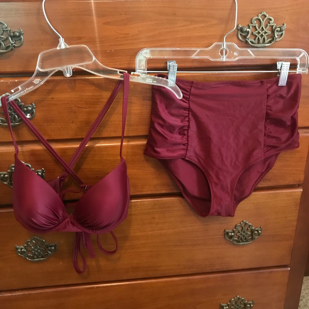 Burgundy Bikini